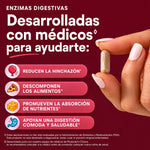 💕Dile Adiós a la Hinchazón Después de Comer, Enzimas Digestivas.